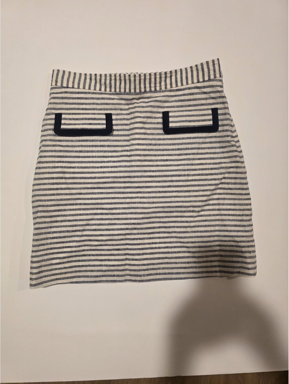 Brooks Brothers Women's Pencil Skirt Black And White Striped Size 4